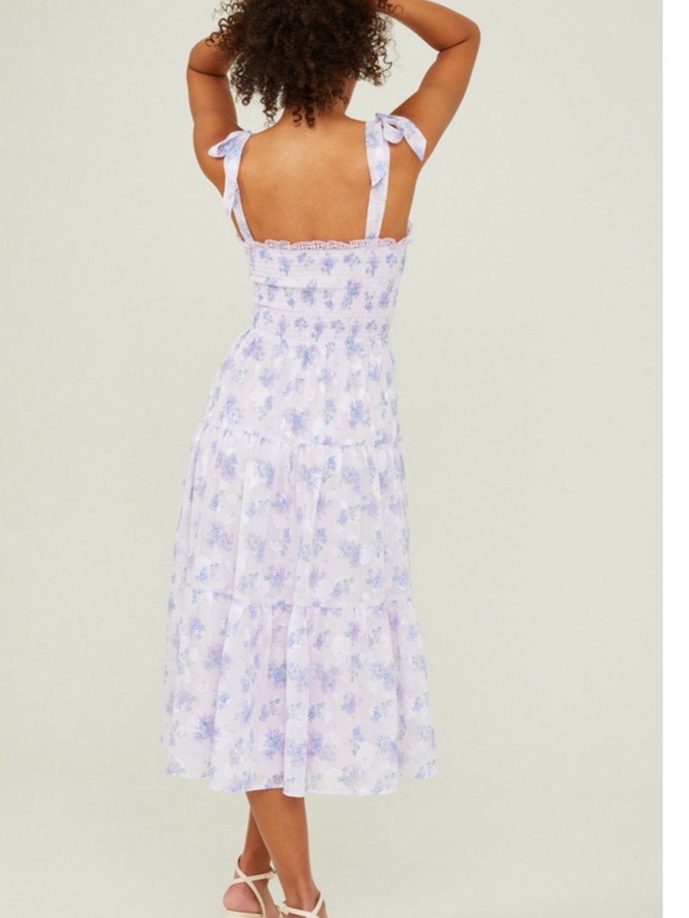 Altar’d State Samira Floral Midi Dress XS, NWT